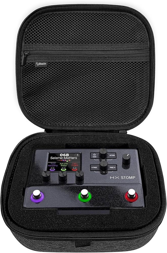 Amazon.com: Musiin Guitar Effects Pedal Case Compatible with Line