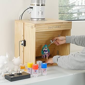 Amazon | DUCTURBO 折り畳み式 塗装ブース 風量:594㎥/h 強吸引