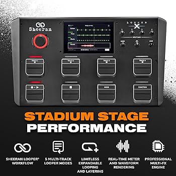 Amazon.com: SHEERAN LOOPER X Multi-Track Looper Workstation with 8