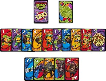 Amazon.com: Mattel Games UNO Teenage Mutant Ninja Turtles Mutant