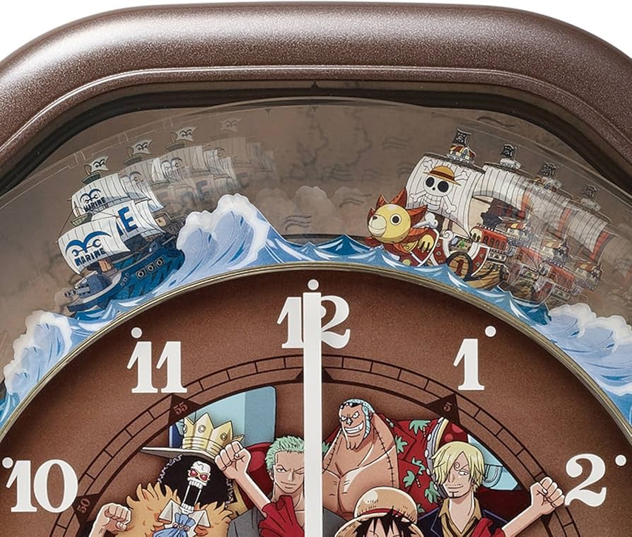 Amazon.co.jp: リズム時計 ONE PIECE ( ワンピース ) からくり