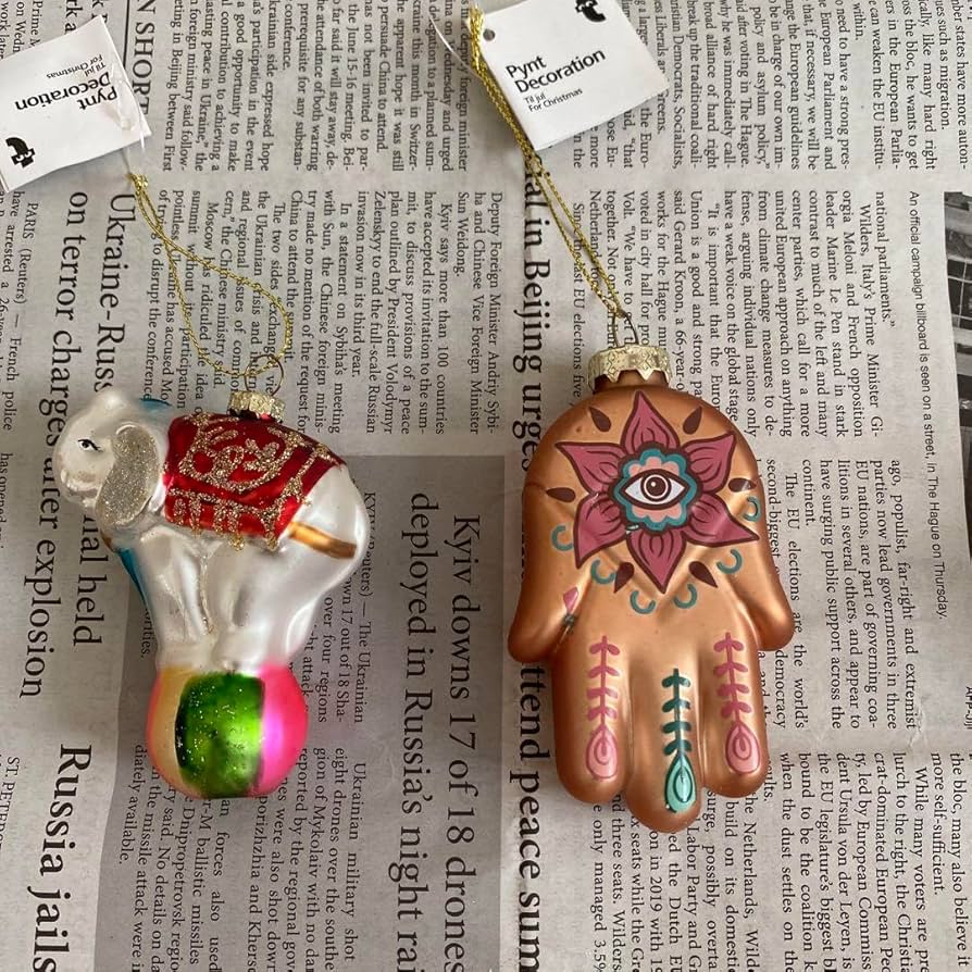 Amazon | フライングタイガー コペンハーゲン クリスマスツリー ガラス