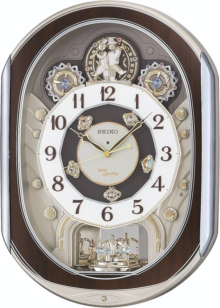 Amazon.co.jp: セイコークロック 掛け時計 からくり時計 電波時計