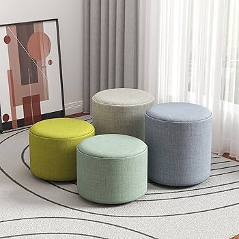 Amazon.co.jp: THLD スツール 円形 円柱 座椅子 低いスツール ミニ