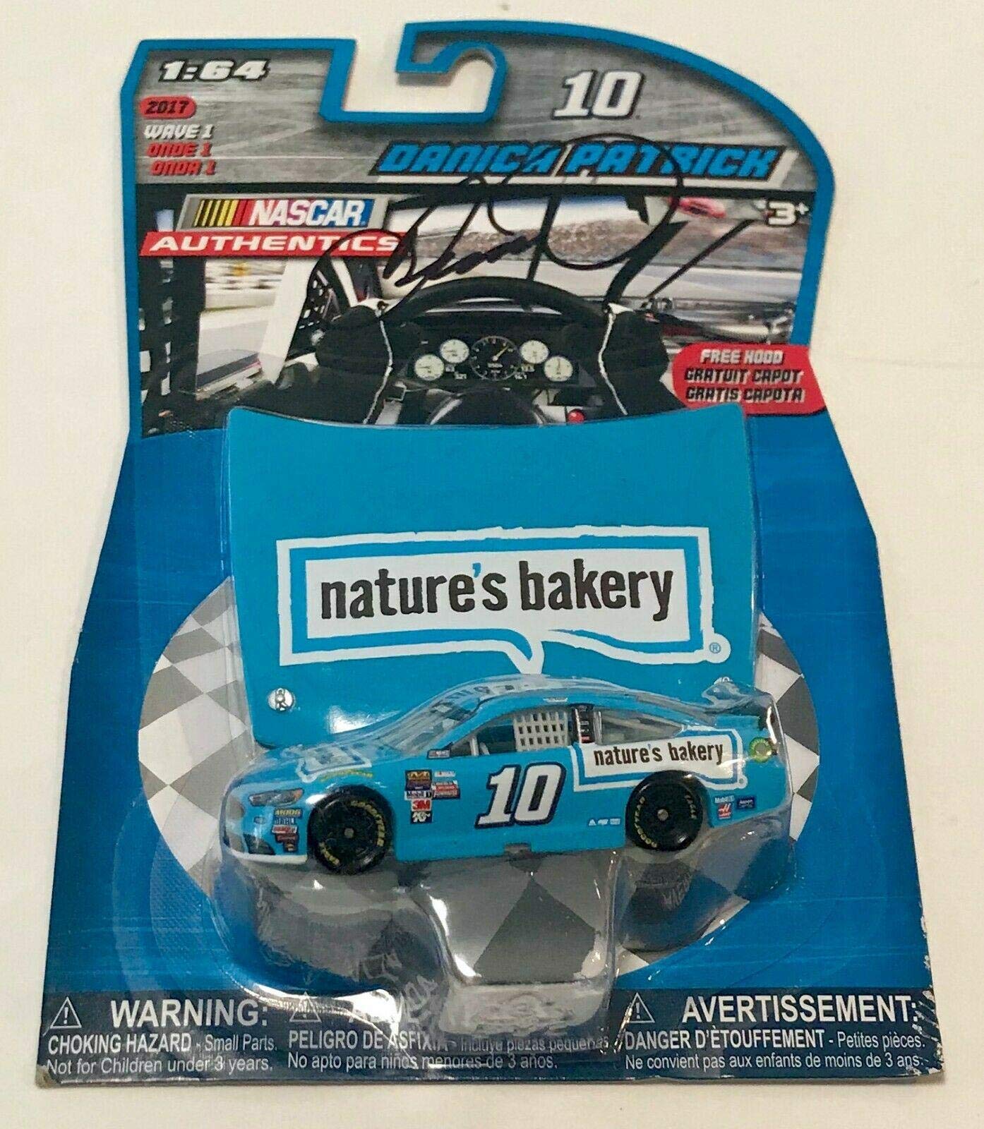 2017 Danica Patrick Natures Bakery Signed 1/64 Nascar Monster