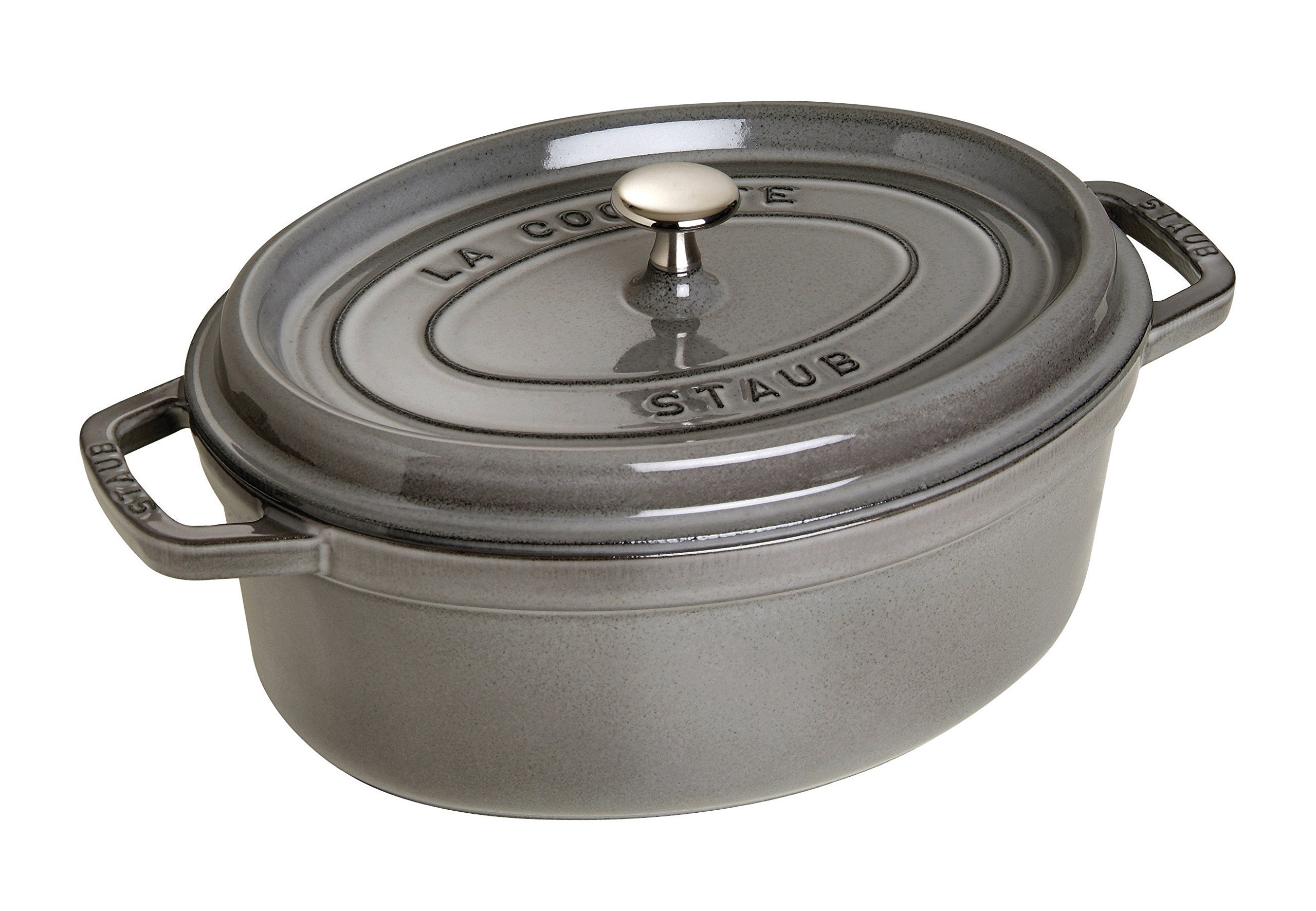 Amazon.com: staub La Cocotte Oval 40500-276 Pico Cocotte Oval Gray