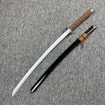 Amazon | WOLKKAM鞘付き木製刀、ビンテージサムライ刀、居合刀、軽量