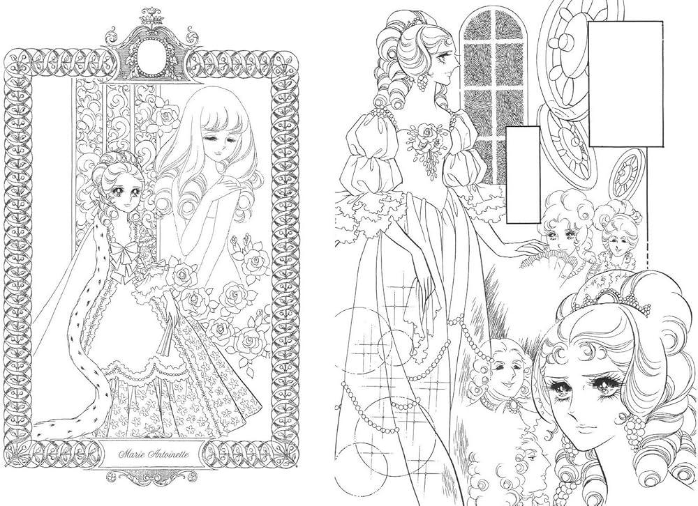 Amazon.co.jp: ベルサイユのばら 塗り絵 : 池田理代子プロダクション: 本