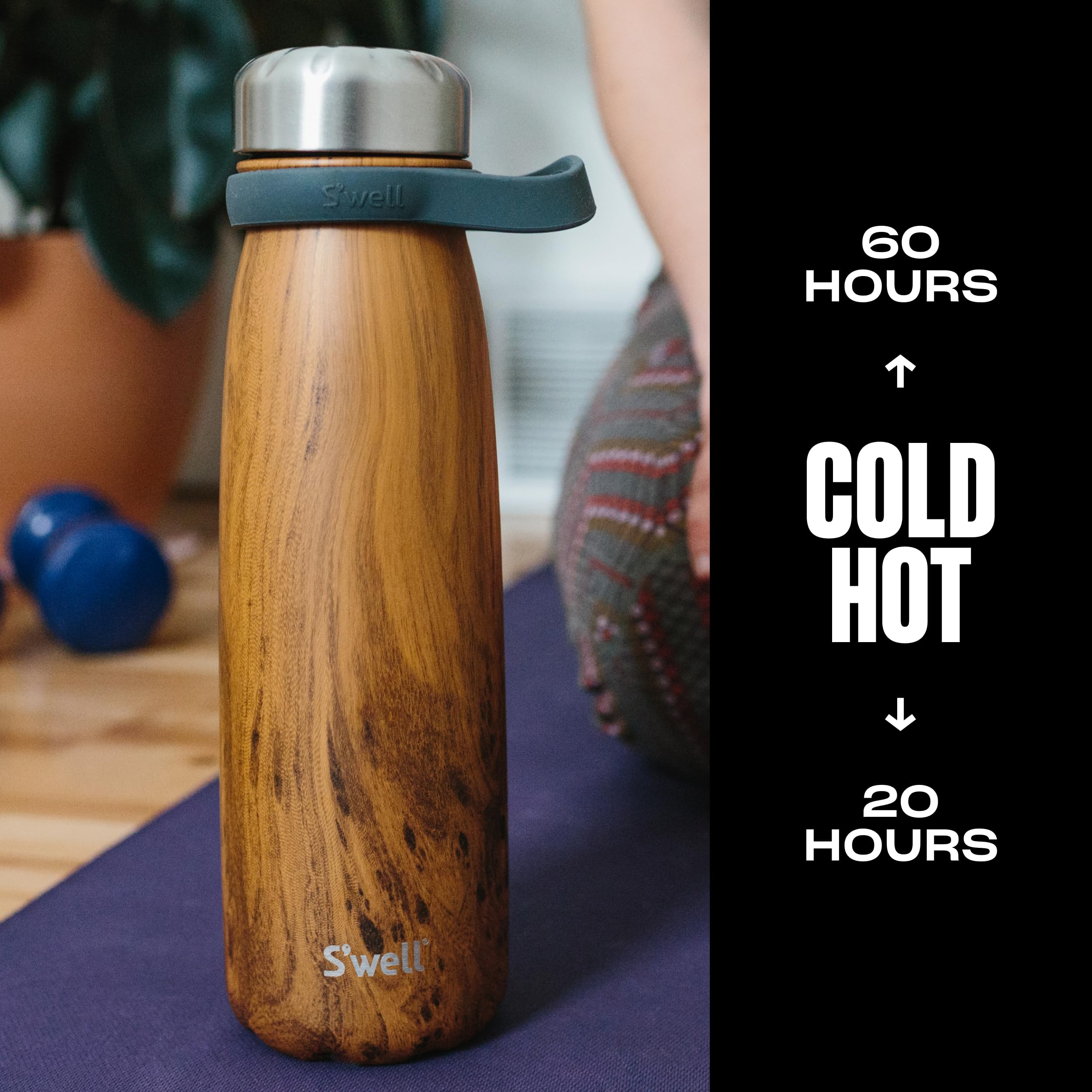 Amazon.com: S'well Stainless Steel Traveler With Handle, 40oz