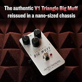 Amazon.com: Electro-Harmonix Triangle Big Muff Pi Fuzz Pedal