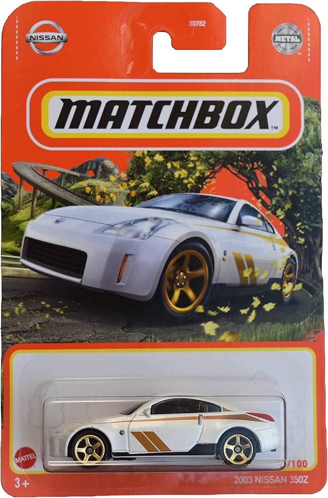 Amazon.com: Matchbox 2003 Nissans 350Z, [White] 75/100 : Toys & Games