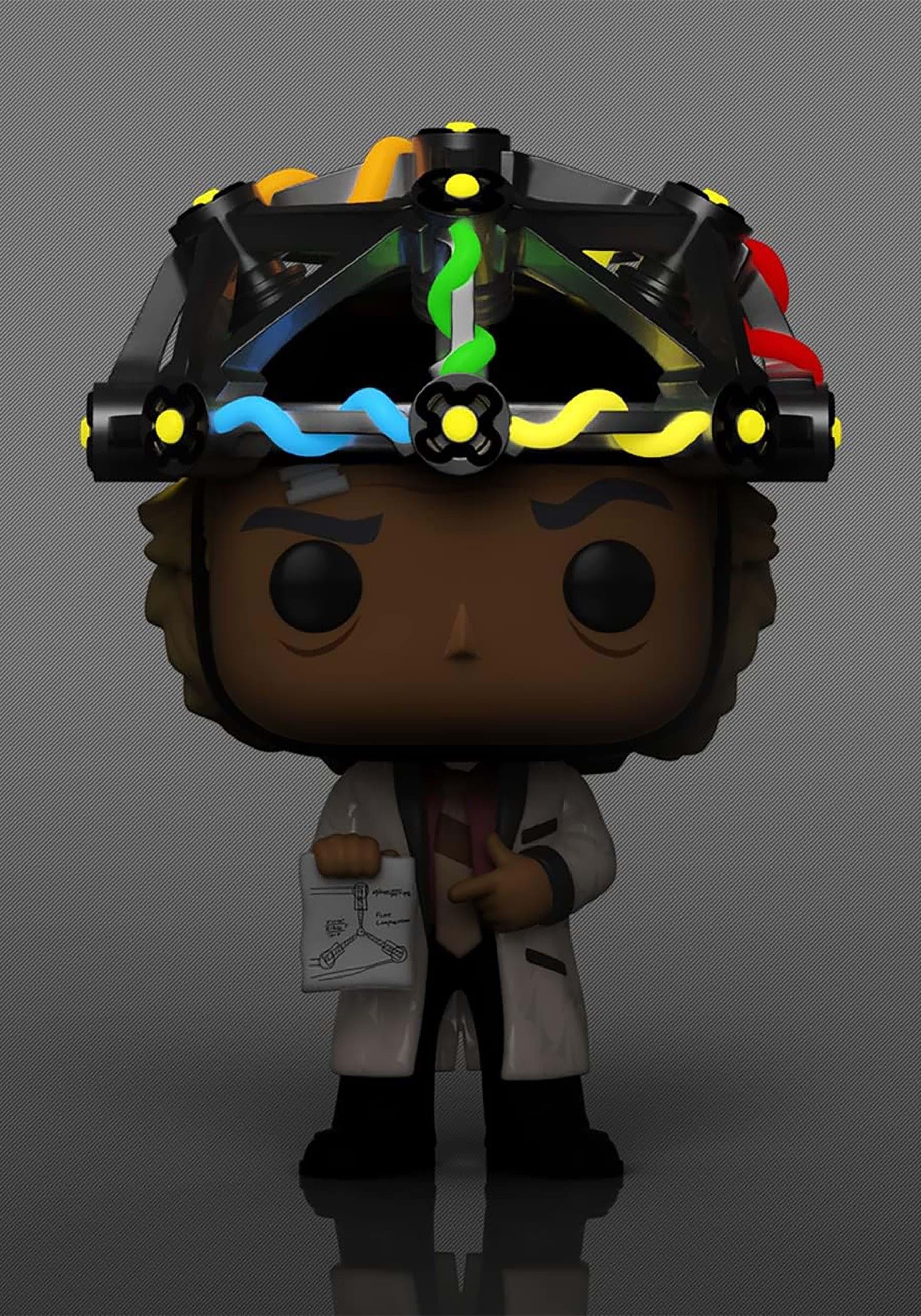 Amazon.com: Funko Pop! & Tee: Back to The Future - Doc with Helmet