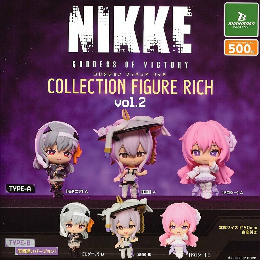 Amazon | 勝利の女神 NIKKE コレクションフィギュア RICH vol.2 × 6種