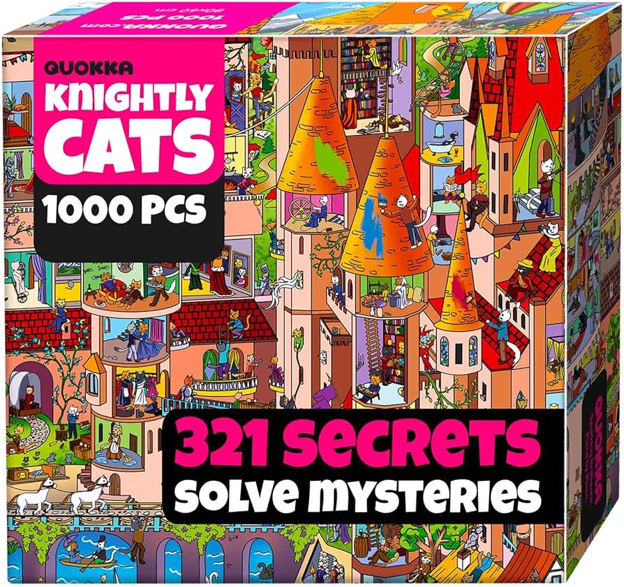 Amazon.com: QUOKKA 1000 Piece Jigsaw Puzzle for Adults Knightly