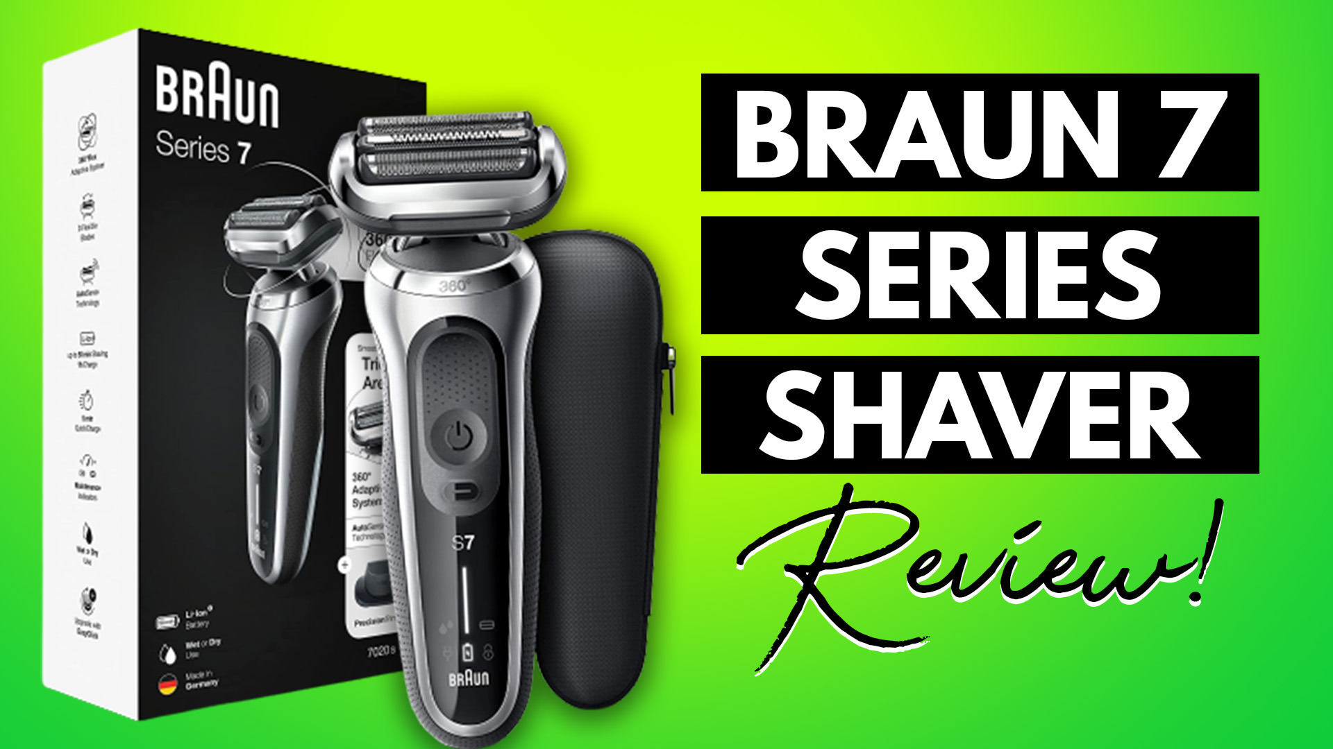 Watch Review&colon; Braun Series 7 790cc on Amazon Live