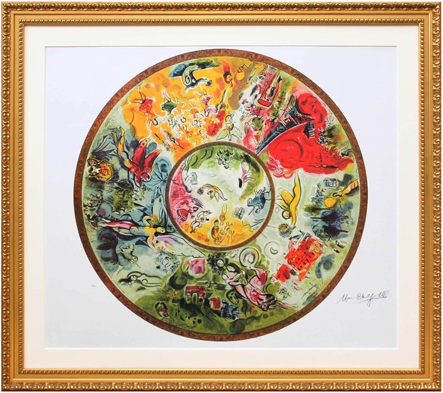 Amazon.co.jp: アートショップ フォームス マルク シャガール「パリ