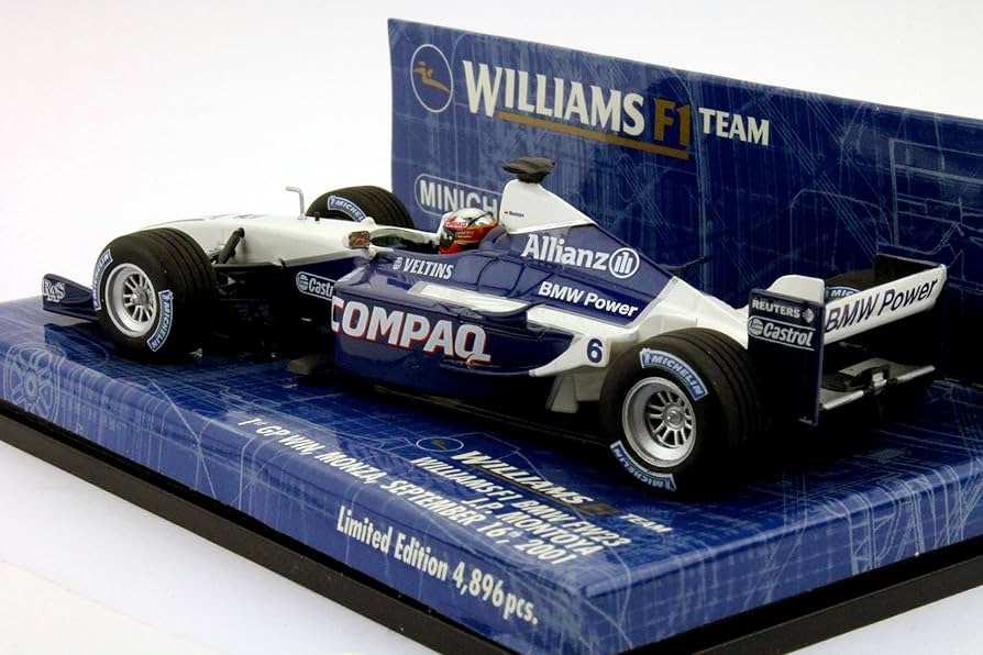 ミニチャンプス ウィリアムズF1BMW FW26 ミシュランボックス 2台未使用