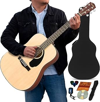 Amazon.com: Fender CD-60S Solid Top Dreadnought Acoustic Guitar