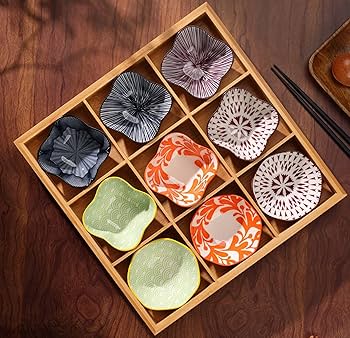 Amazon｜Lake key 業務用 仕切りトレー 小皿 セット 竹製 トレイ 2/3/4