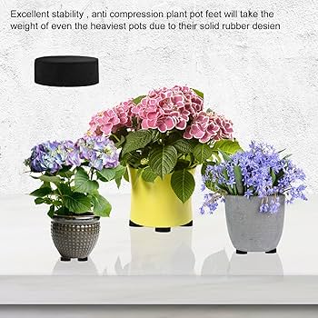 Amazon.co.jp: 植木鉢 足ライザー 48個セット 鉢底ネット フットマット