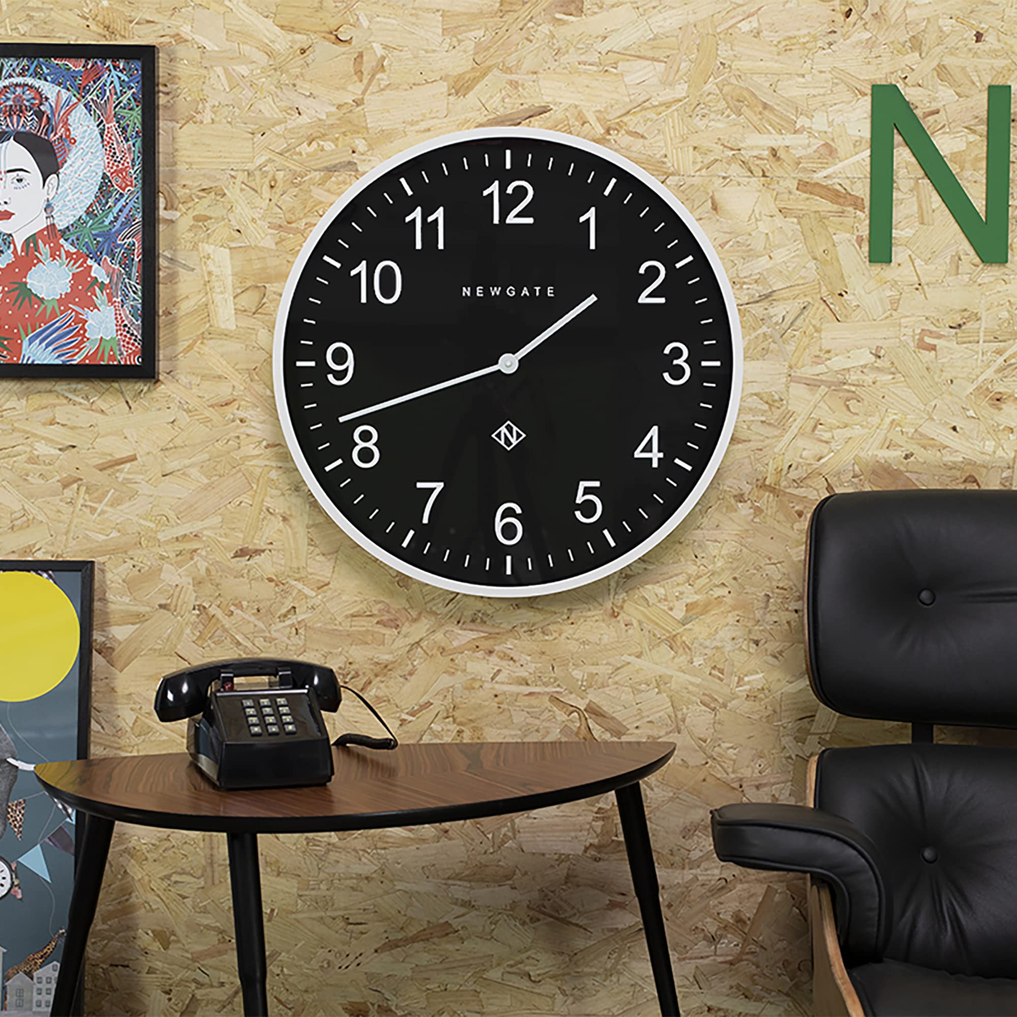 Amazon.co.jp: NEWGATE® Professor 特大壁掛け時計 - アナログ壁掛け