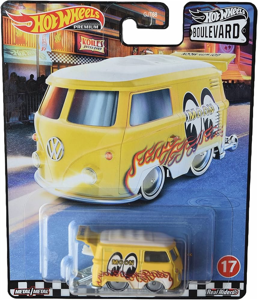 Amazon.com: Hot Wheels Kool Kombi, [Yellow] Boulevard #17 : Toys
