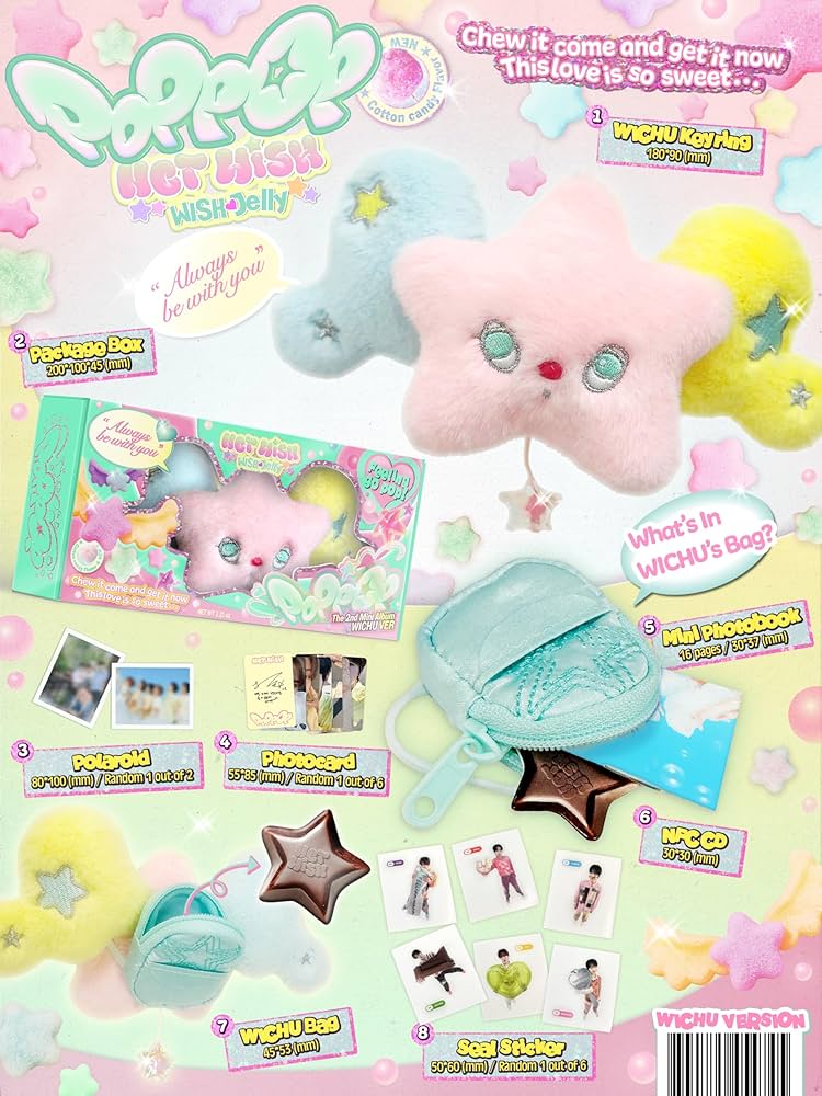 Amazon.co.jp: NCT WISH [poppop] (WICHU Ver.)(Smart Album