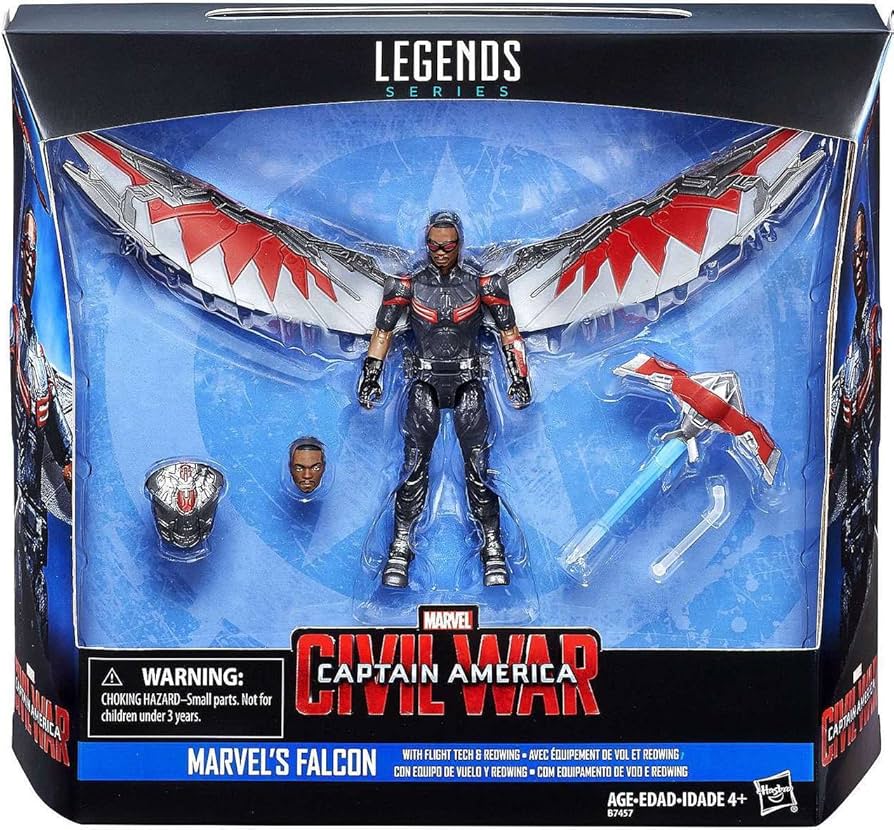 Amazon.com: Marvel Legends Series Falcon with Flight Tech and