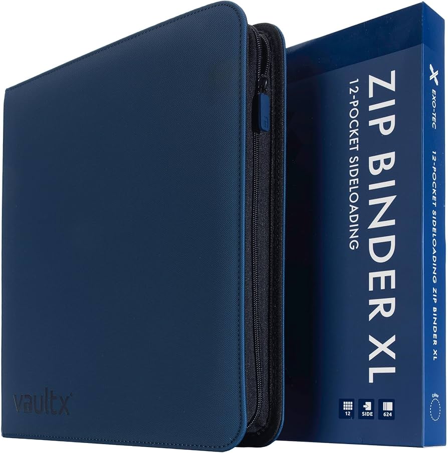 Amazon.com: Vault X 12 XL Pocket Trading Card Zip Binder - 624