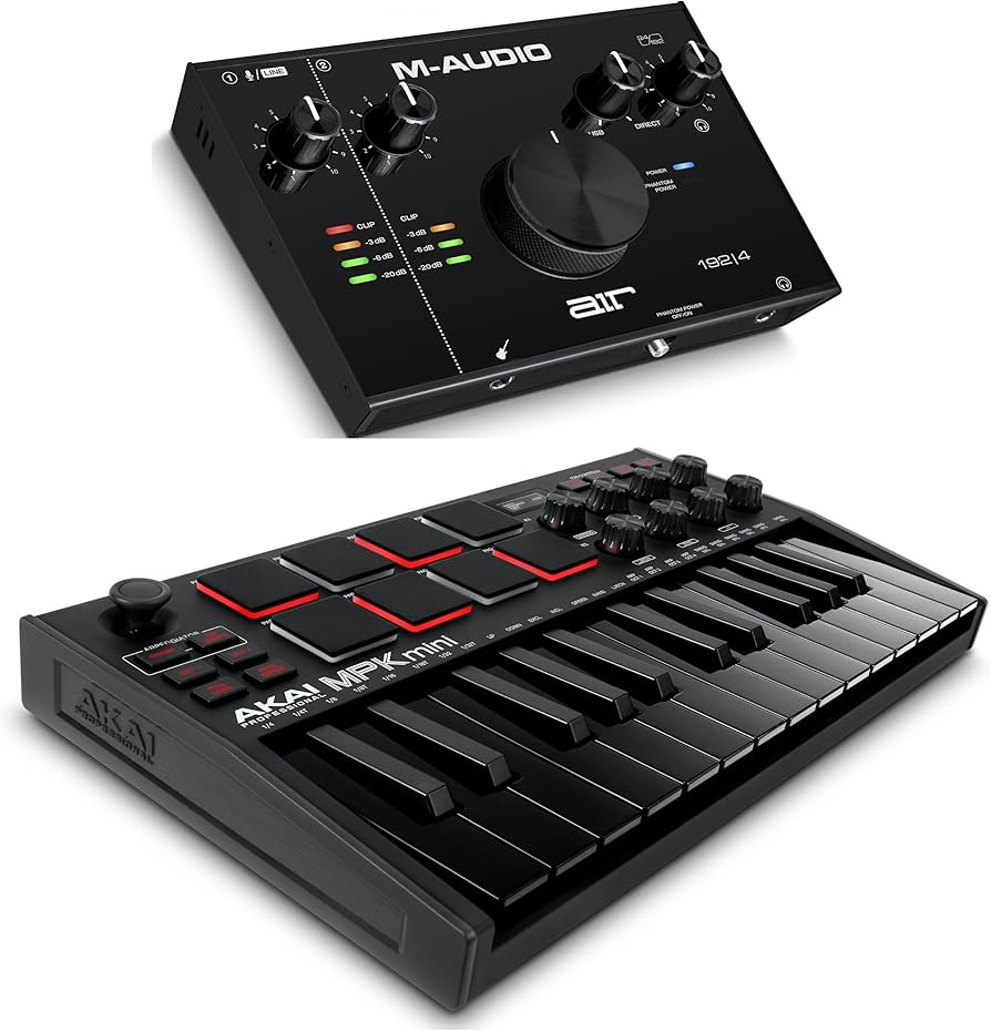 Amazon.com: Recording Studio Package - Akai Professional MPK Mini