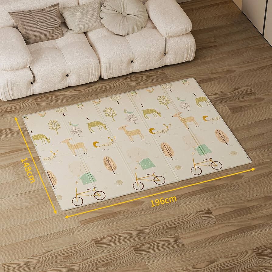 Amazon.co.jp: ベビープレイマットパイゲボレベビーケアXPEプレイ