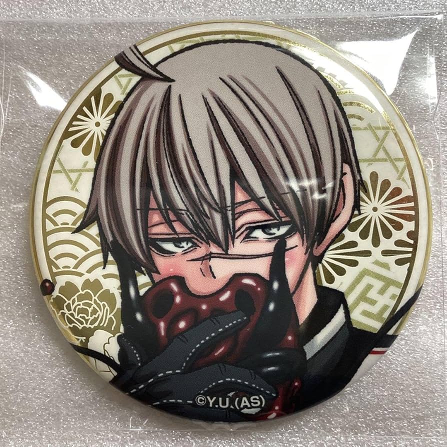 Amazon.co.jp: 桃源暗鬼 皇后崎 迅 原画展 マルイ 缶バッジ : おもちゃ