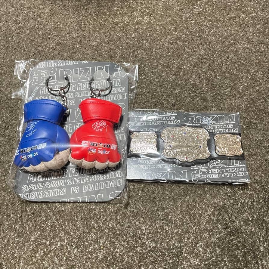 Amazon.co.jp: 超RIZIN.3 朝倉未来 平本蓮 グローブキーホルダー