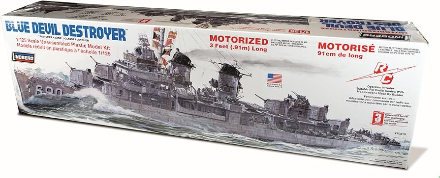 Amazon.com: 1/125 Blue Devil Destroyer : Arts, Crafts & Sewing
