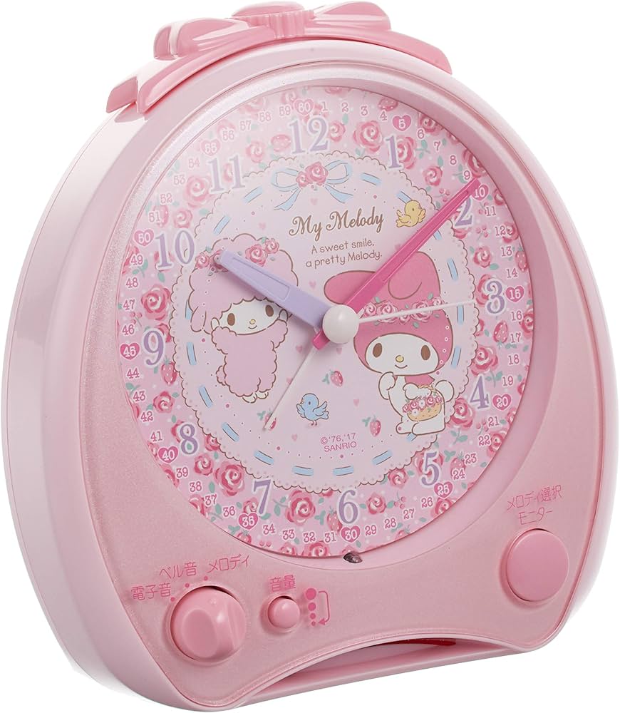 Amazon.co.jp: サンリオ(SANRIO) マイメロディ 目覚まし時計(バラ
