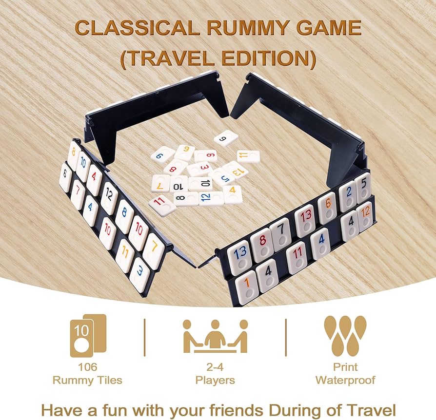 Amazon.co.jp: Offelec ラミータイルゲームセット ダブルティアタイル