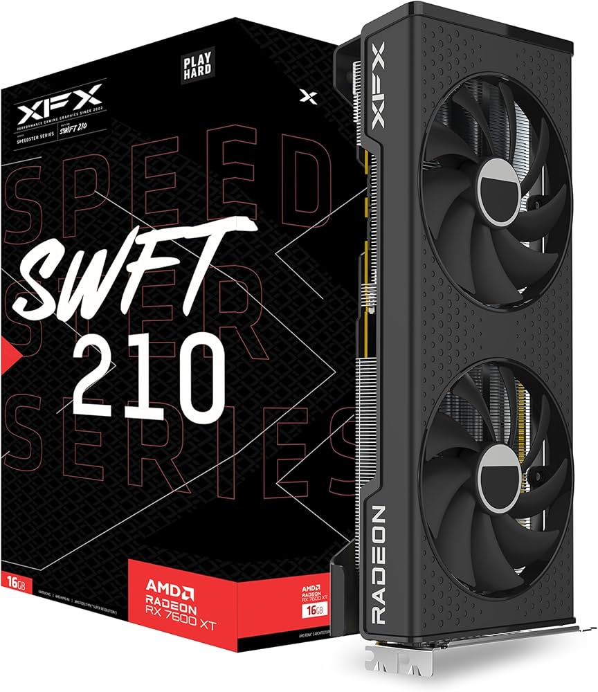 Amazon.com: XFX Speedster SWFT210 Radeon RX 7600XT CORE Gaming