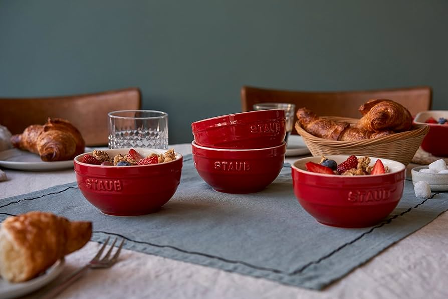 Amazon｜ストウブ(Staub) 「 ボウル 12cm 4Pセットチェリー