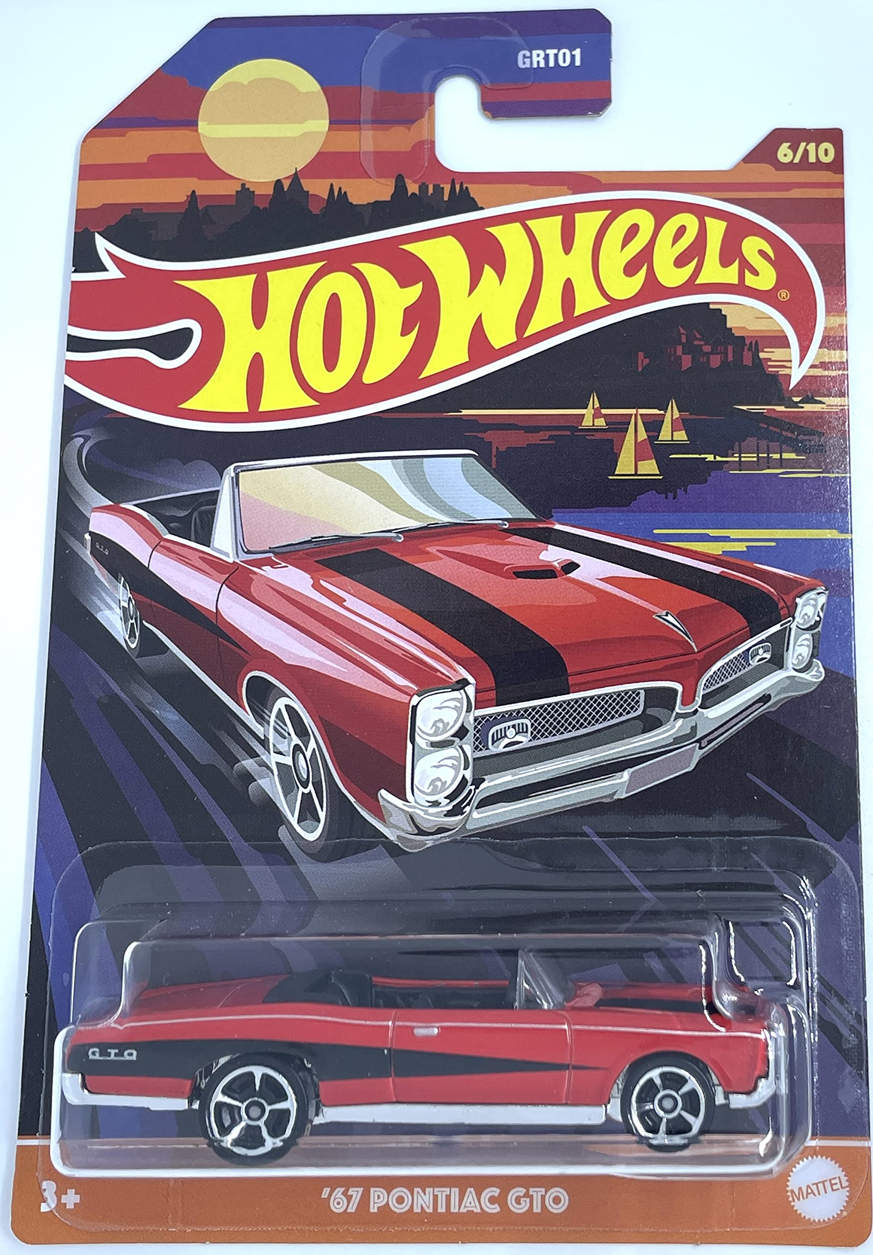 Amazon.com: Hot Wheels- '67 Pontiac GTO - Convertible Series 6/10