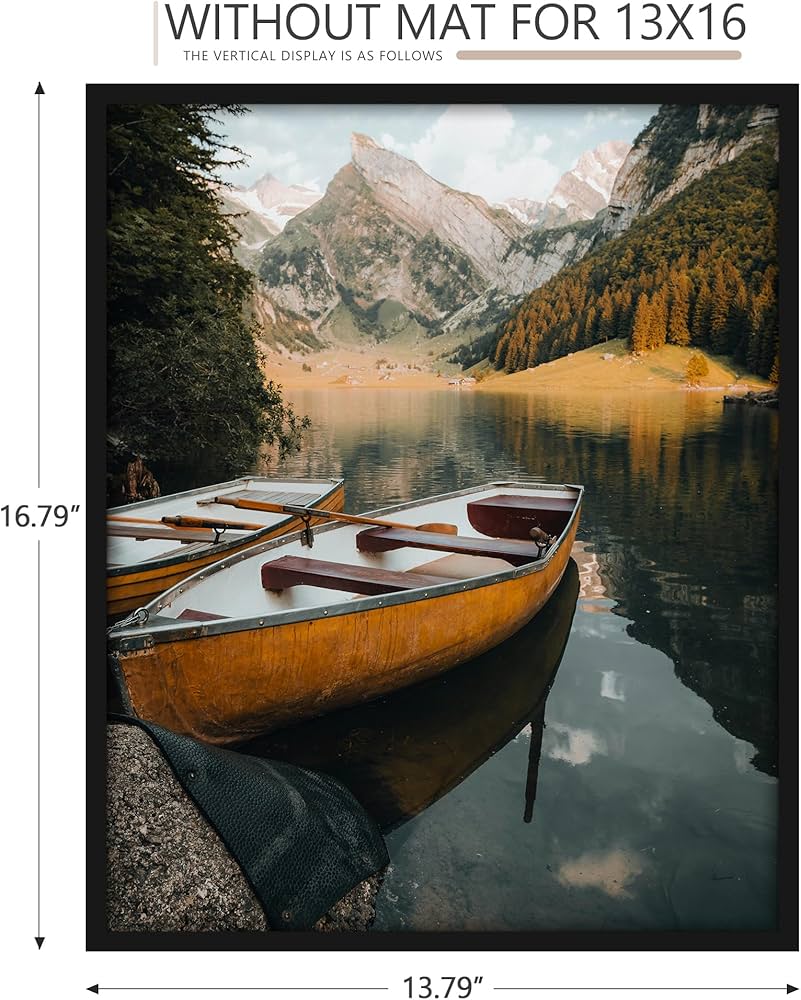 Amazon.co.jp: Wiscet 13x16インチ 写真フレーム 2枚セット 壁掛け用