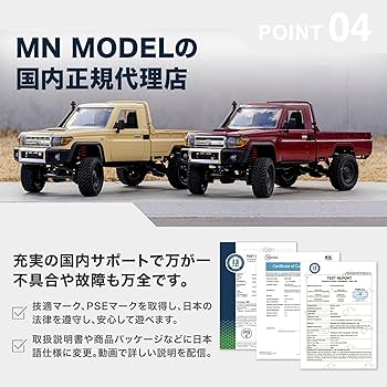 Amazon.co.jp: MN MODEL トヨタ ランドクルーザー79 1/12 アウトドア
