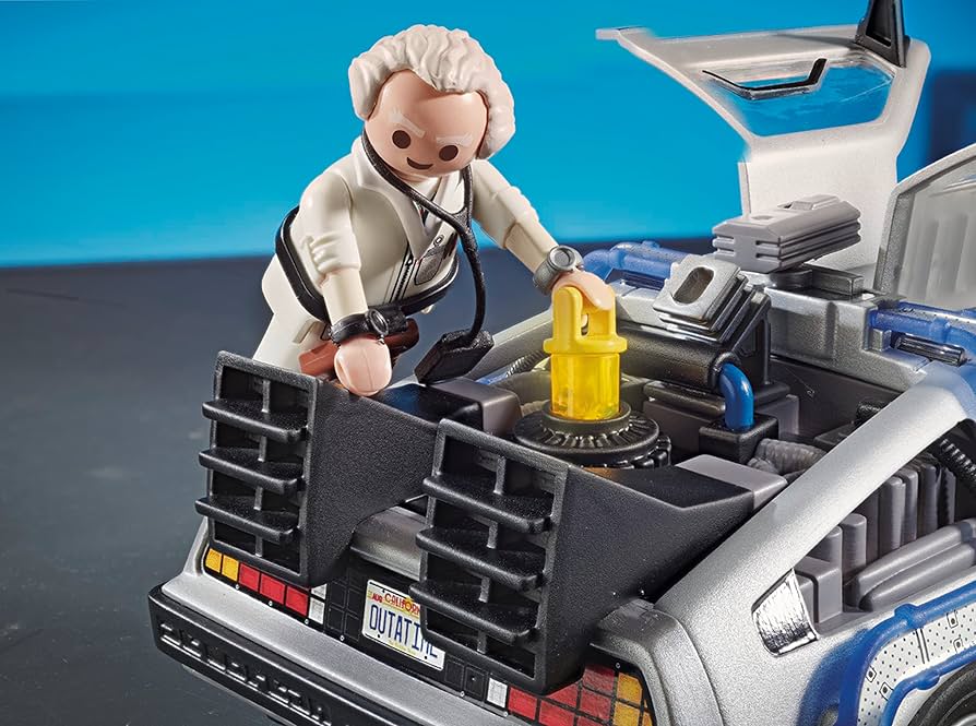 Amazon.com: Playmobil Back to The Future Delorean : Toys & Games