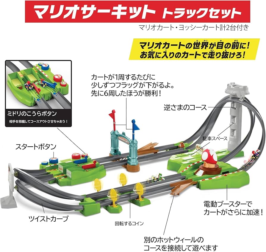 Amazon.co.jp: ホットウィール マリオカート サーキット トラック