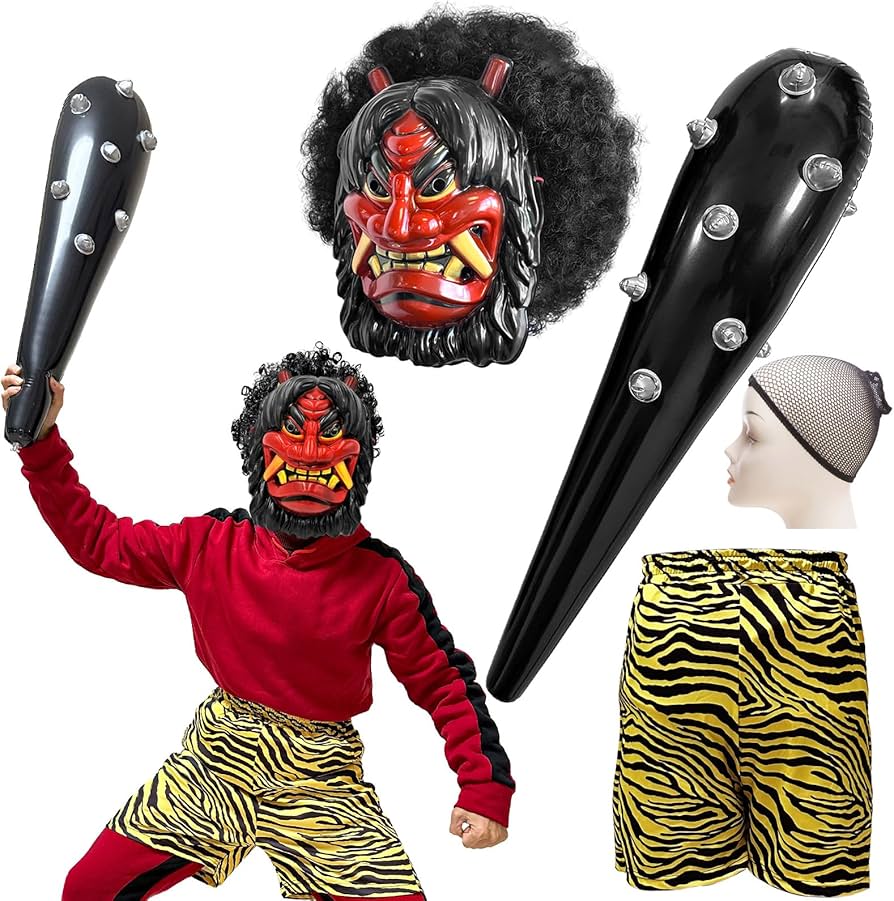 Amazon.co.jp: [GOKEI] 鬼 コスプレ 節分 5点セット 鬼のお面 鬼の