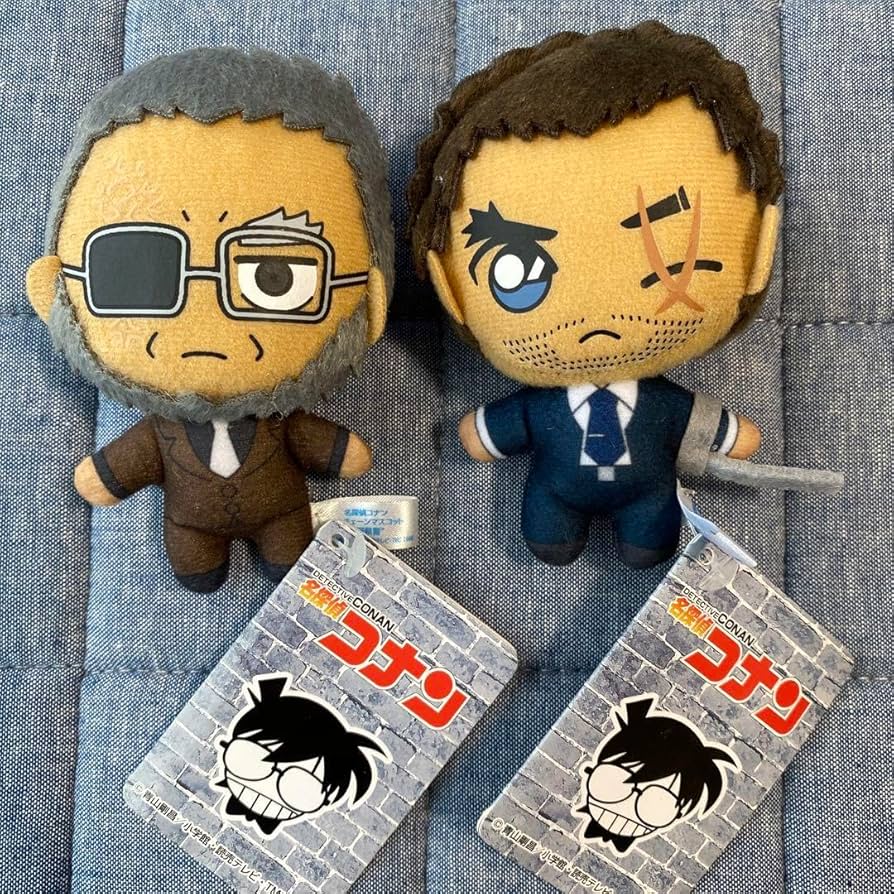 Amazon.co.jp: コナン 長野県警 マスコット 黒田兵衛 大和敢助 : おもちゃ