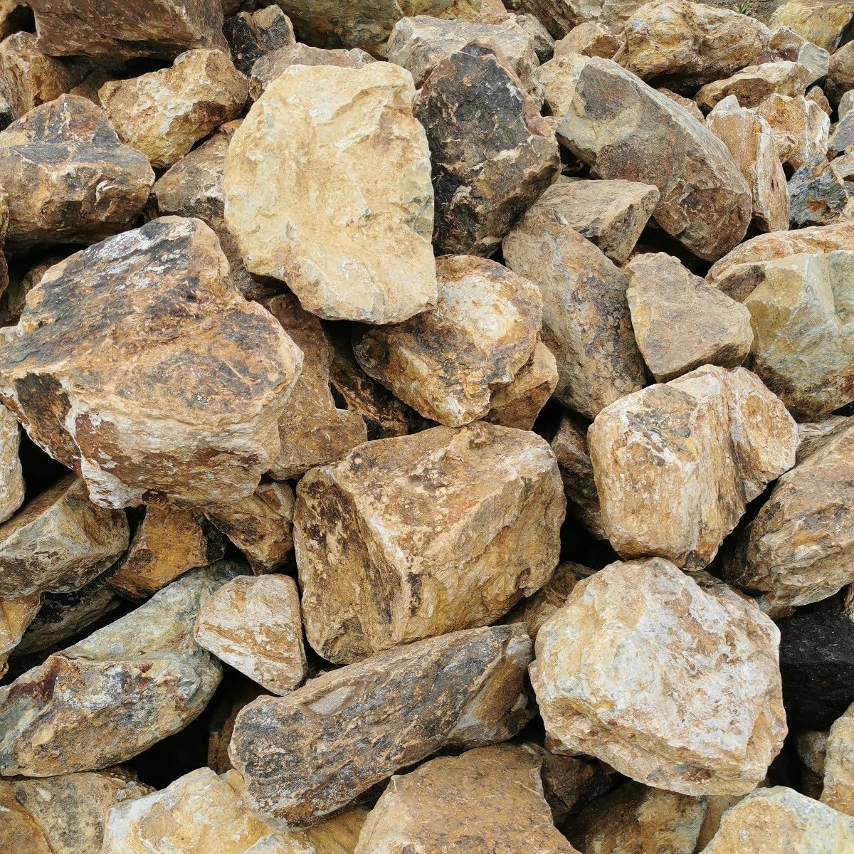 Amazon.co.jp: みかも石300キロ庭石鑑賞石石盆石水石灯籠庭坪庭盆栽庭