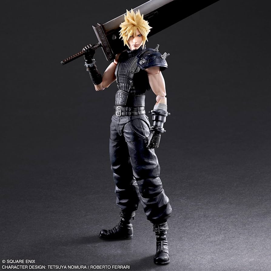 Amazon.com: Final Fantasy VII Rebirth: Cloud Strife Play Arts Kai