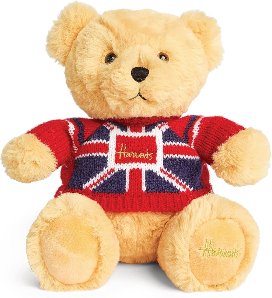 Amazon.co.jp: ハロッズ Harrods ユニオンジャックテディベア (21cm