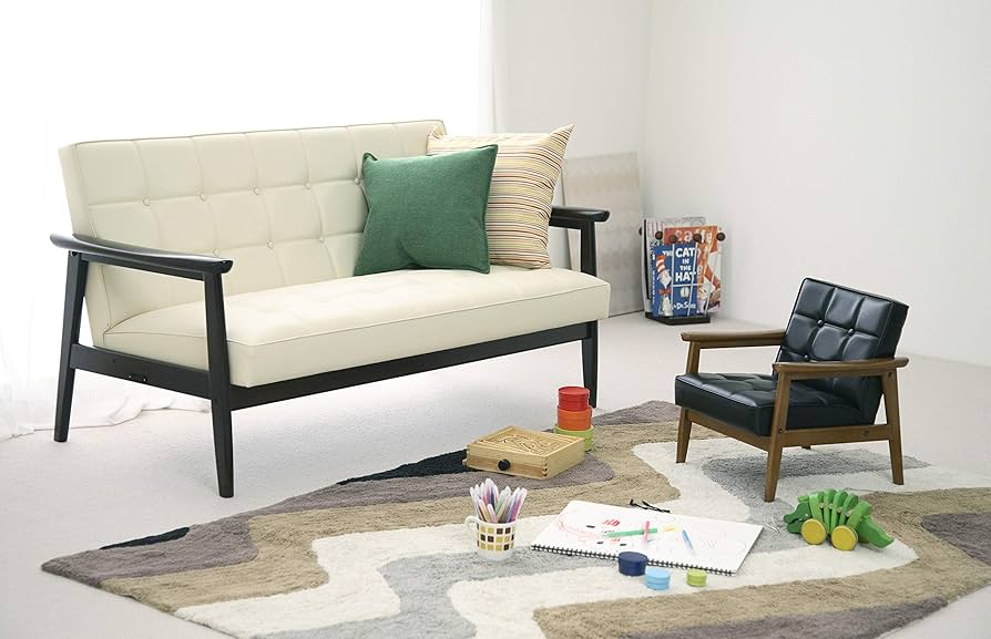 Amazon｜【カリモク60】 Kチェア ソファ ミニ 子ども用 モケット