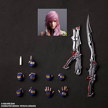 Amazon | ファイナルファンタジーXⅢ PLAY ARTS真 ライトニング PVC製